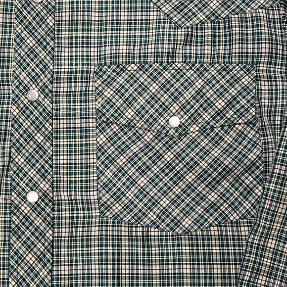 Haband Vintage Pearl Snap Button Down Shirt - Picture 6 of 7
